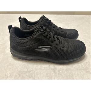 Skechers Go Walk Women’s Size 8 Black Shoes Sneaked Comfort Memory Foam Running